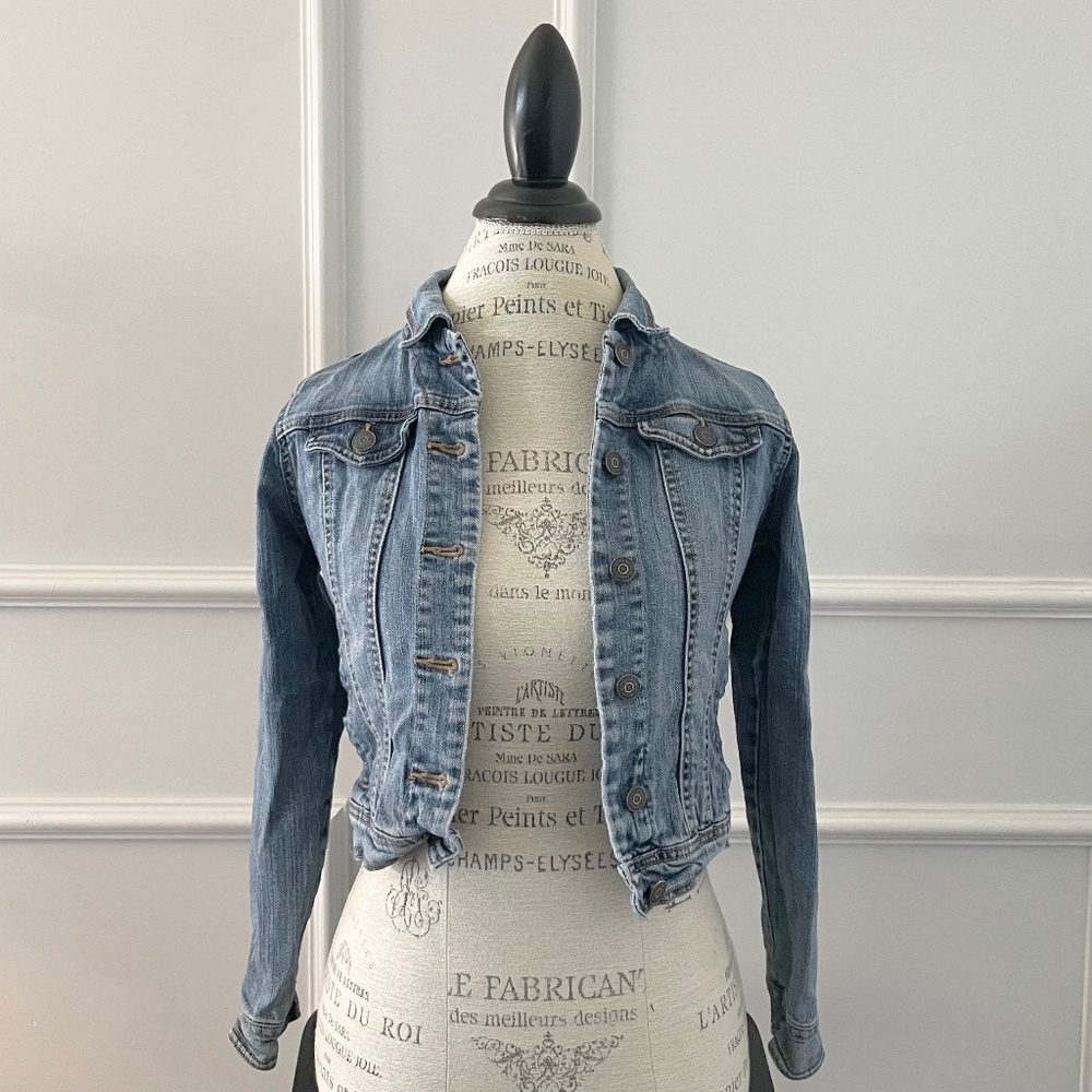 Blue denim jean jacket
